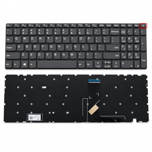 Swiztek Laptop Keyboard for Lenovo IdeaPad 330-15 330-15AST 330-15IGM 330-15IKB 330-15ICH 330-15ARR 15IML05 15IIL05 15ADA06 330S-15IKB 330S-15ARR 330S-15AST - Image 1