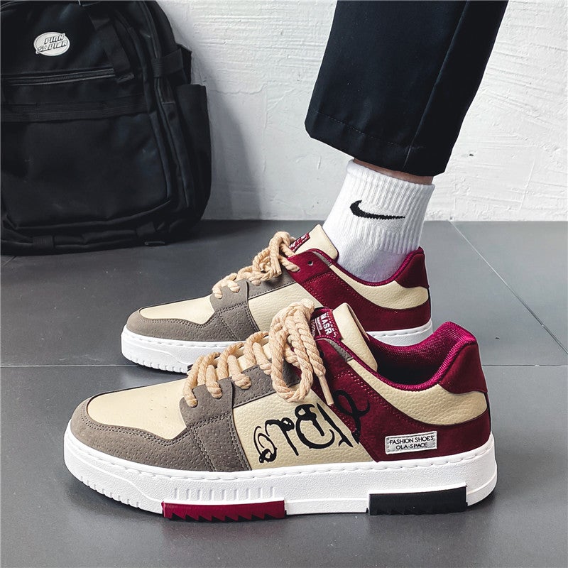 Hydrogen Cloud Men'S Shoes Summer Breathable Sports Casual Sneakers Boys All-Match Niche Trendy Brand Thin Thick Bottom Trendy Shoes - Image 4