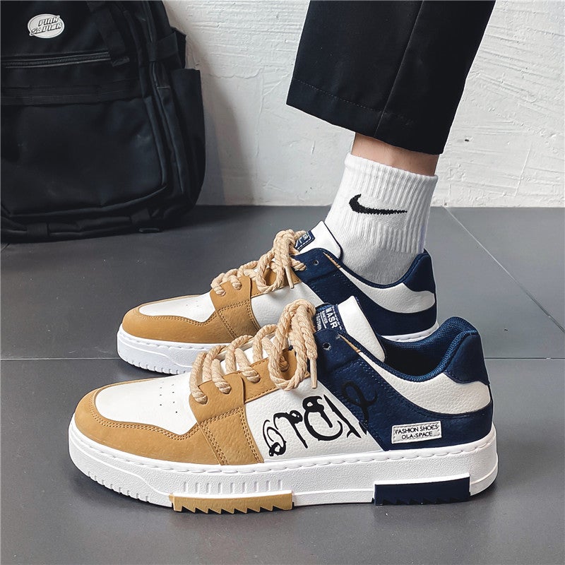 Hydrogen Cloud Men'S Shoes Summer Breathable Sports Casual Sneakers Boys All-Match Niche Trendy Brand Thin Thick Bottom Trendy Shoes - Image 3
