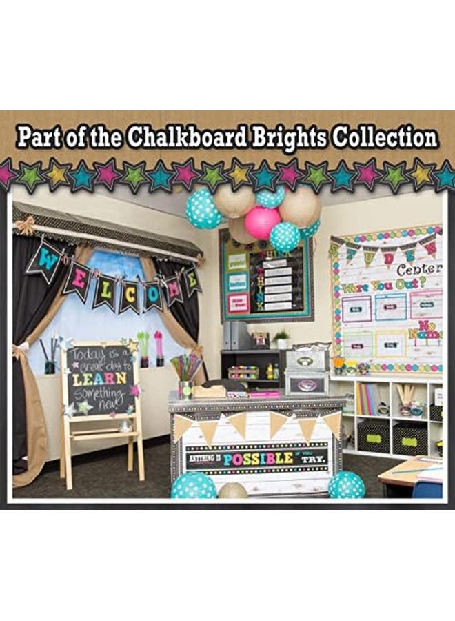 Teacher Created Resources Chalkboard Storage Pocket Chart - Image 3