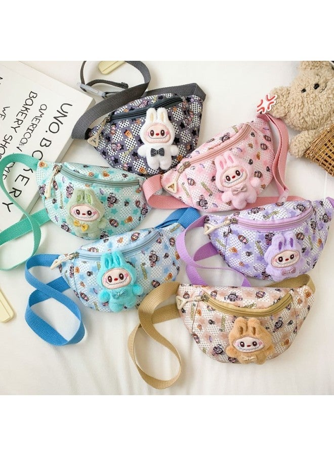2025 Arrival Rab Cartoon Children's Chest Bag Girl's Princess Crossbody Bag Casual All-match Change Shoulder Bag-Color:Black - Image 2
