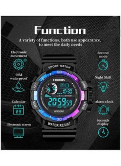 Coobos Multifunctional Round Screen Electronic Watch For Kids  - Image 2