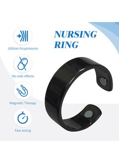 SOUTH MOON Blood Glucose Control Ring, 2 Pieces Blood Sugar Regulator Ring for Acupressure for Women Men Adjustable Blood Glucose Control Ring  - Image 4