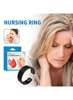 SOUTH MOON Blood Glucose Control Ring, 2 Pieces Blood Sugar Regulator Ring for Acupressure for Women Men Adjustable Blood Glucose Control Ring  - Image 2