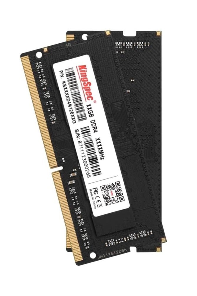 كينجس بيك ذاكرة كينج سبيك DDR4 RAM 8GB/16GB بسرعة 3200 ميجاهرتز – 1.2 فولت، 260 دبوس، للاب توب – SODIMM PC4-25600 - Image 3