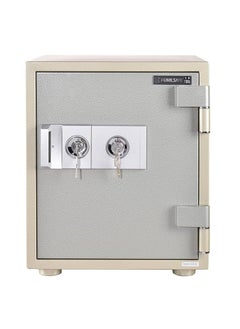 SD104AK2 Bumil Safe Anti-Burglar Fireproof Safe Box with a Removable Tray & Shelf, with Dual Key Locks  (50.6 X43.5 X46.5CM 73Kgs) - Made in Korea