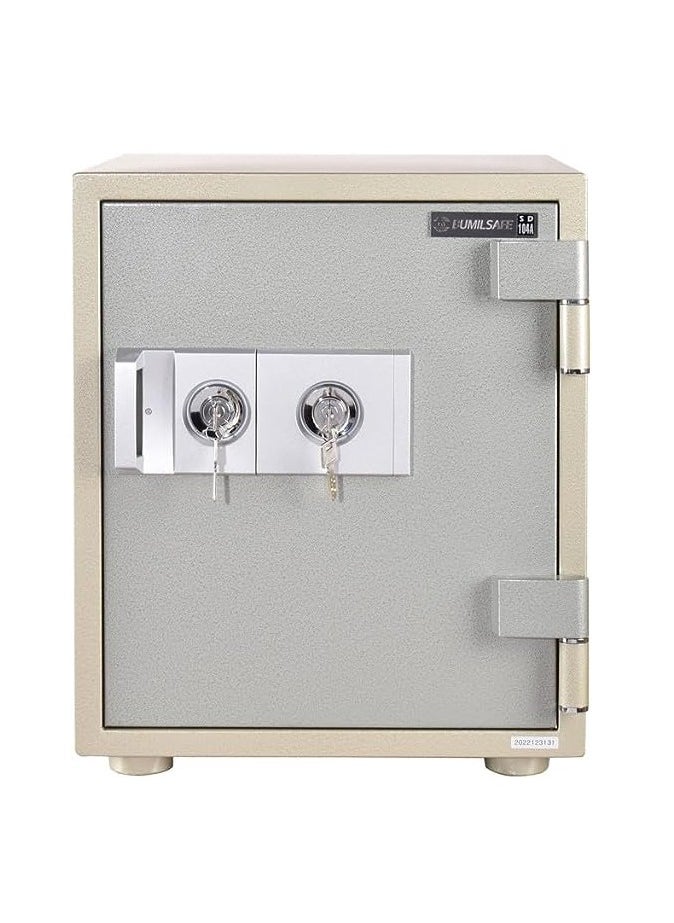 BUMIL SAFE - SD104AK2 Bumil Safe Anti-Burglar Fireproof Safe Box with a Removable Tray & Shelf, with Dual Key Locks  (50.6 X43.5 X46.5CM 73Kgs) - Made in Korea - Image 1