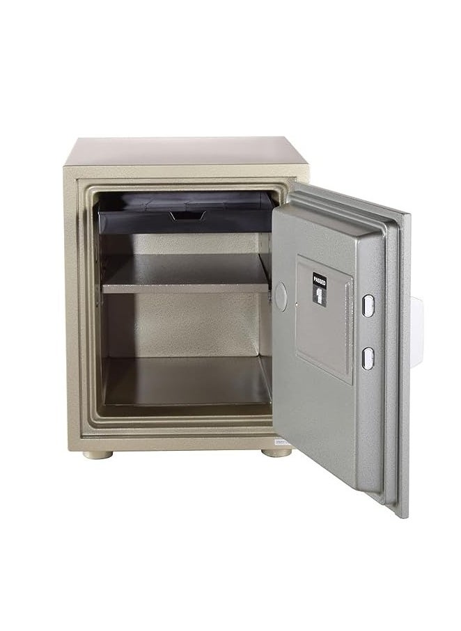 BUMIL SAFE - SD104AK2 Bumil Safe Anti-Burglar Fireproof Safe Box with a Removable Tray & Shelf, with Dual Key Locks  (50.6 X43.5 X46.5CM 73Kgs) - Made in Korea - Image 1