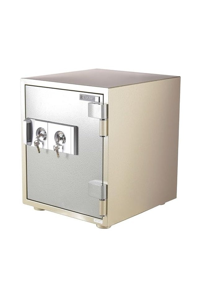 BUMIL SAFE - SD104AK2 Bumil Safe Anti-Burglar Fireproof Safe Box with a Removable Tray & Shelf, with Dual Key Locks  (50.6 X43.5 X46.5CM 73Kgs) - Made in Korea - Image 1