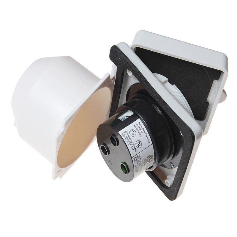 Malxs 30A RV Power Plug Twist Lock Inlet with 3 Stainless Steel Pins - Image 4
