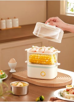 ماركة غير محددة Electric Egg Cooker & Steamer - Multi-Function Rapid Boiler for Hard & Soft Boiled Eggs, Large Capacity, Auto Shut-Off, Kitchen Breakfast Make  - Image 2