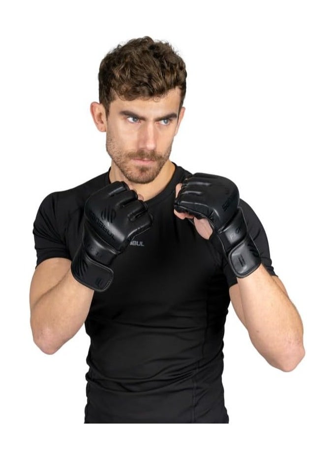 Essential MMA Gloves for Men and Women | Professional Fight Gloves for Sparring, Grappling, and Bag Training | Trusted by Pro Fighters (All black, Large/X-Large) - pzsku/ZFD53066A16B2A1787765Z/45/_/1730874522/9e4db5db-7e39-4fc6-aac8-0c8f9e9d995b