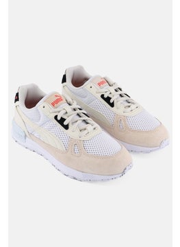 PUMA Kids Girl Lace Up Training Shoes, White  - Image 1