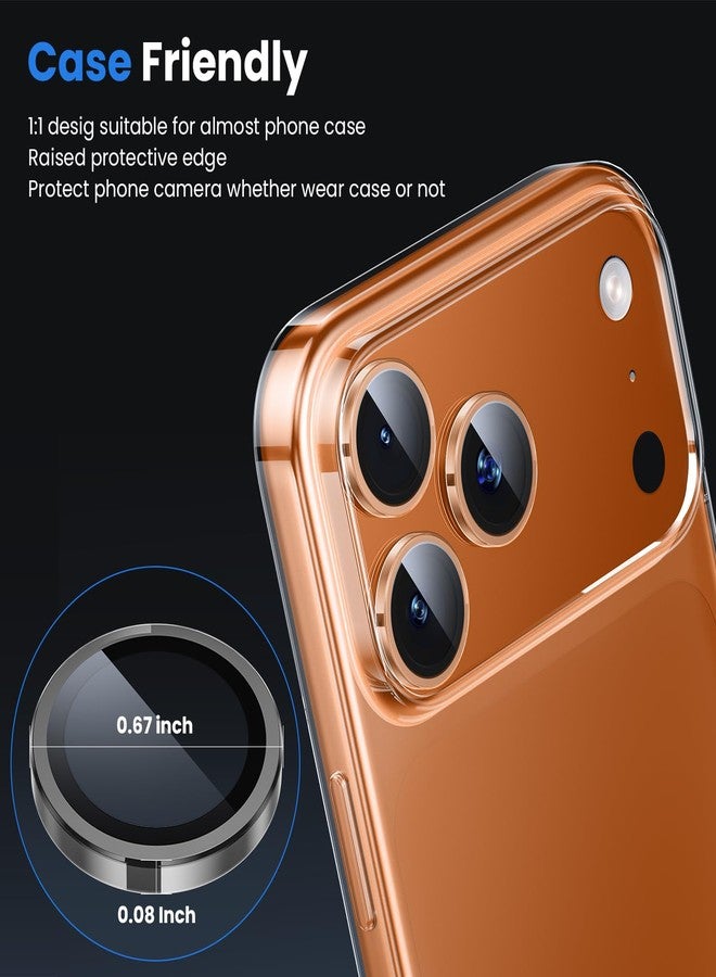WSKEN لحماية عدسة الكاميرا لجهاز iPhone 17 Pro / iPhone 17 Pro Max - [وضع التصوير الأصلي] واقي شاشة كاميرا زجاجي مقسى معدني HD مقاوم للكسر لملحقات iPhone - Image 4