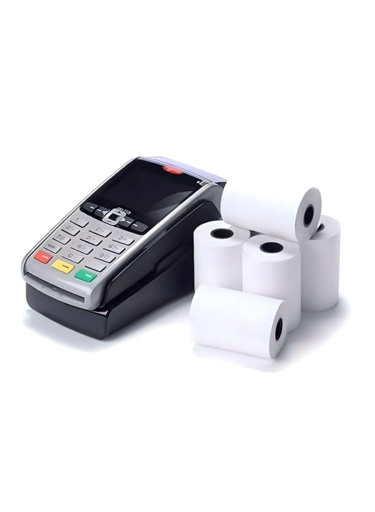 100 Rolls of 57x40 mm Thermal Paper Till Rolls, Cash Register Receipt, for PDQ POS EPOS EFTPOS, Credit Card Machine, Verifone, Barclays, Ingenico iCT200, iCT 220, iCT250, iCT 250 - Image 1