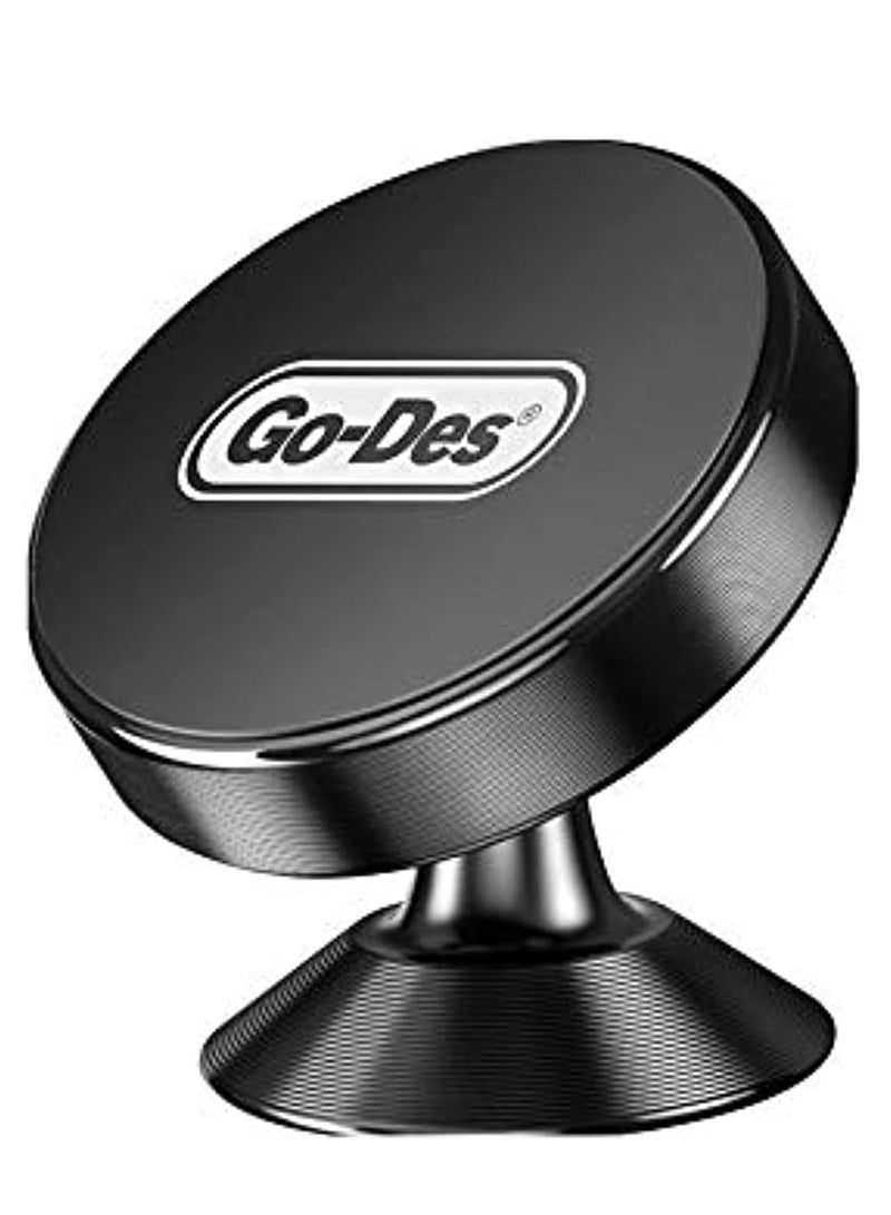 جو-ديز جو-ديس مسند ظهر مغناطيسي 360 درجة، للهواتف الذكية، أسود، ألومنيوم حامل يتميز بالقدرة على الشفط المغناطيسي أسود - Image 2