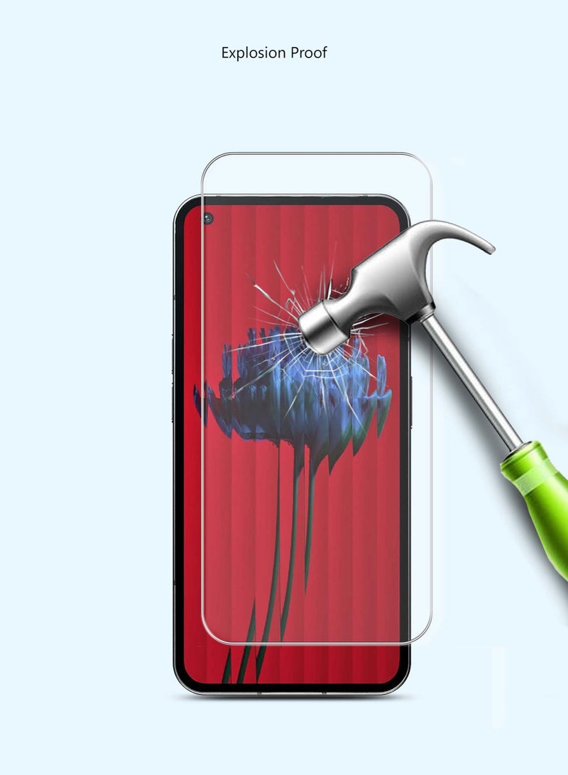 Techie واقي شاشة من الزجاج المقوى عالي الدقة لهاتف لا شيء هاتف 1 - مضاد للانعكاس ومضاد للفقاعات صلابة 9H بحواف مستديرة 0.33 ملم سهل التركيب - Image 5