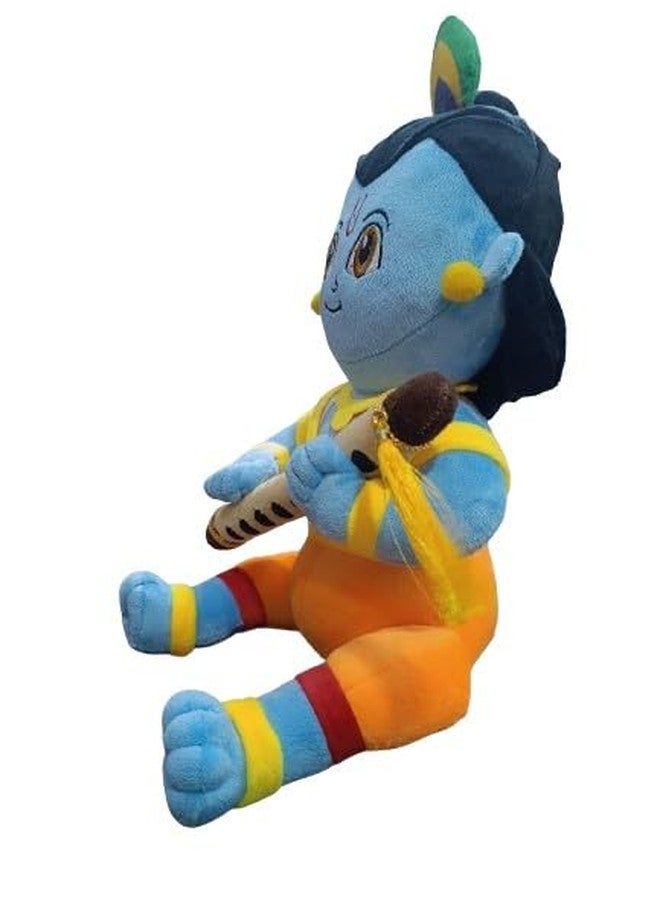 RVA Hindu Religious God Soft Toy Kids | Devotional Hindu God Lord Krishna with Bansuri | Stuffed Toys for Boys & Girls Toy for Car Dashboard, Temple & Gifting (35cm) - Image 4