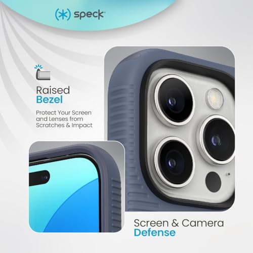 Speck غطاء سبيك كاندي شيل Grip - آيفون 16 برو نحيف ماغسيف - أزرق غامض/دنيم باهت - Image 4