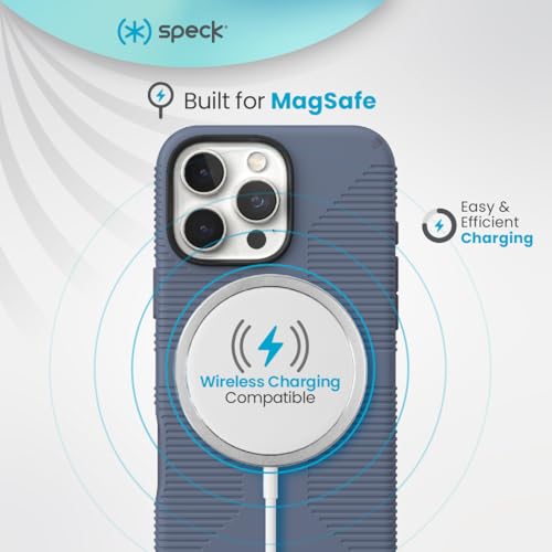 Speck غطاء سبيك كاندي شيل Grip - آيفون 16 برو نحيف ماغسيف - أزرق غامض/دنيم باهت - Image 5