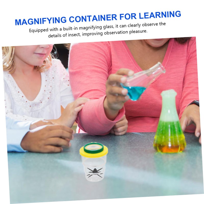 Insect Observation Box with Magnifying Lid Ventilated Container for Kids Nature Study - Image 5