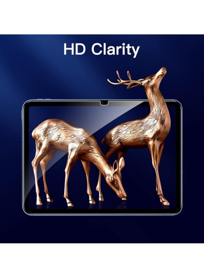 لاصقة حماية من الزجاج المقوى لشاشة جهاز أبل آيباد الجيل العاشر (2022) بقياس 10.9 بوصة شفاف - Image 2