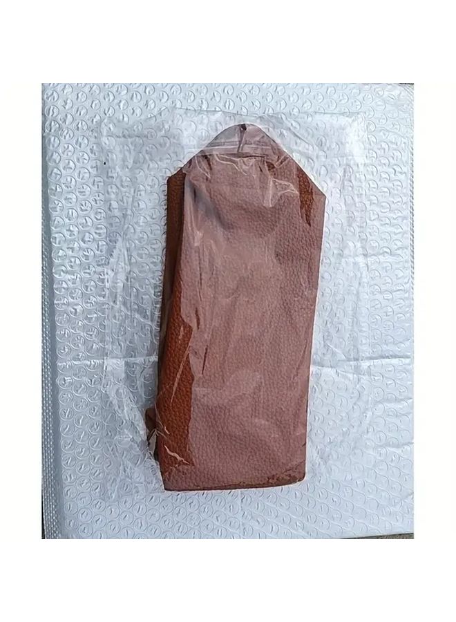 Modern Square Tissue Box Caramel Brown Space Saving Easy Clean Home Office Decor - Image 1