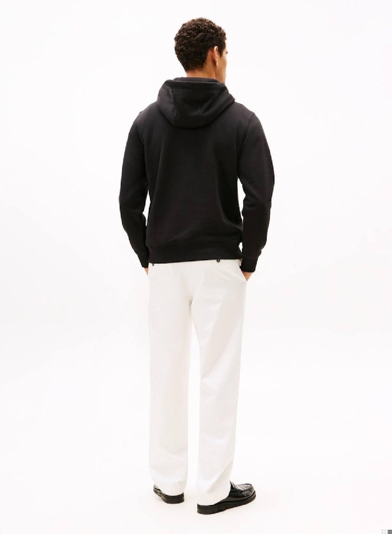 TOMMY HILFIGER Logo Graphic Flex Fleece Hoody - Image 2