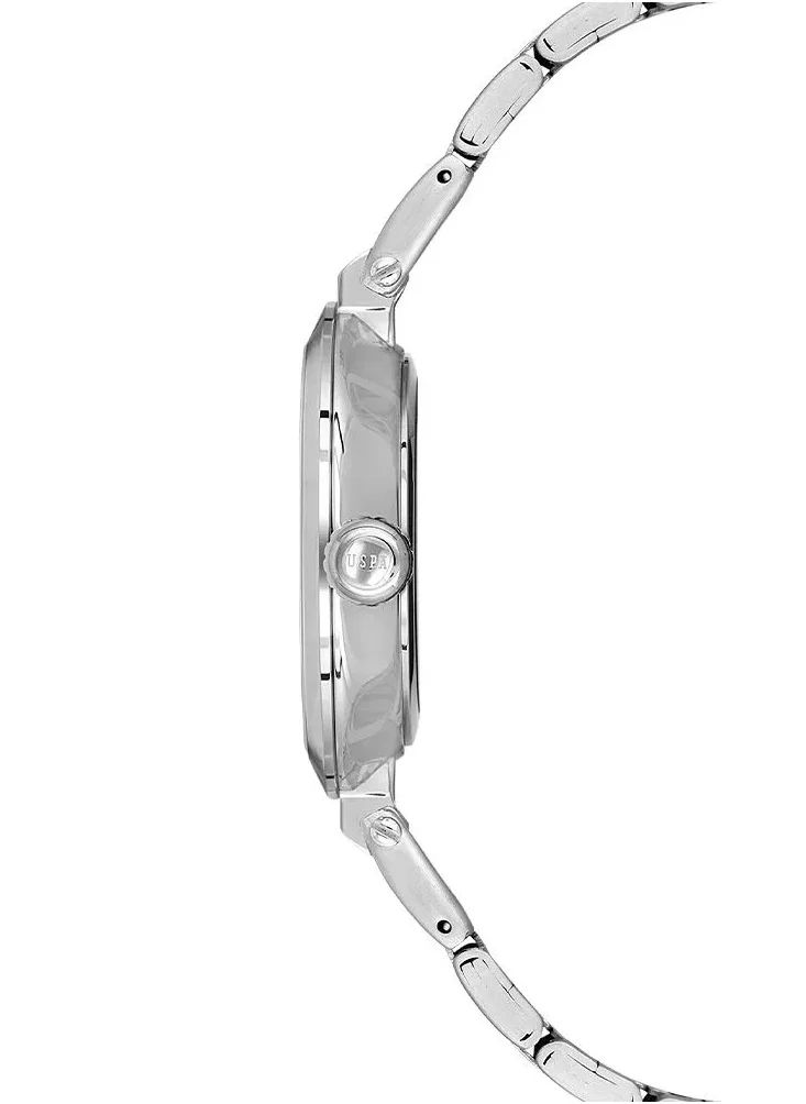U.S. Polo Assn. Novelties Women's 34mm Watch with Green Dial & Stainless Steel Bracelet
