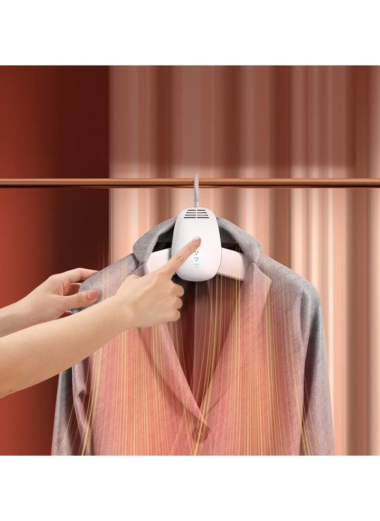 Umate Portable Electric Clothes Dryer Hanger Foldable Laundry Shoe Dryer Hanger for Home Travel, Suitable for Outdoor and Hotel  - Image 1