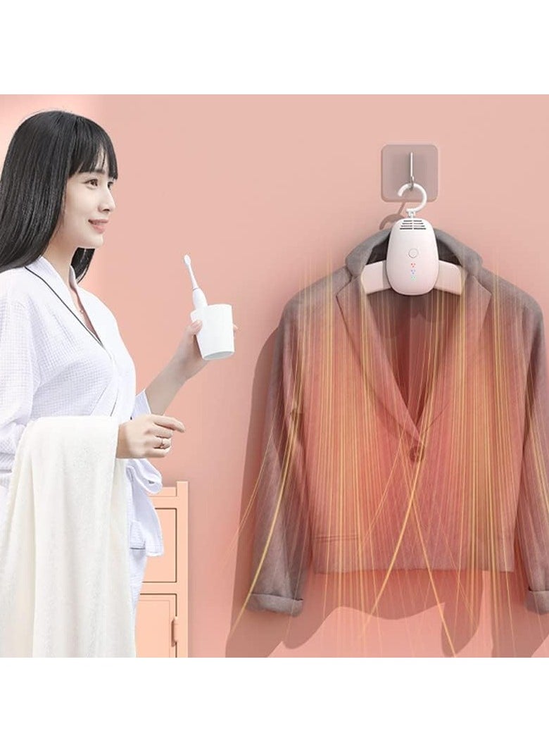 Umate Portable Electric Clothes Dryer Hanger Foldable Laundry Shoe Dryer Hanger for Home Travel, Suitable for Outdoor and Hotel  - Image 2