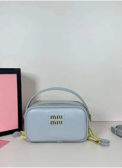 Miu Miu Leather and Patent Leather Shoulder Bag  - Image 1