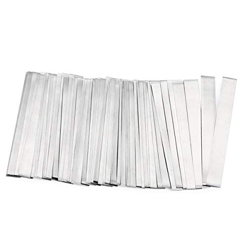 Shonan.Systems SHONAN Pure Nickel Strip 996 Nickel 2 Inches Nickel Strips 015x6x50mm Soldering Tabs for High Capacity 18650 Lithium Battery Pack LiPo NiMh and NiCd Battery Pack and Spot Welding 50 Pcs - Image 1