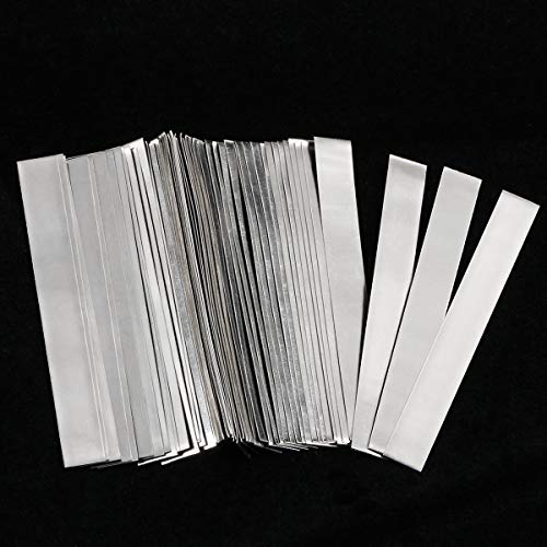 Shonan.Systems SHONAN Pure Nickel Strip 996 Nickel 2 Inches Nickel Strips 015x6x50mm Soldering Tabs for High Capacity 18650 Lithium Battery Pack LiPo NiMh and NiCd Battery Pack and Spot Welding 50 Pcs - Image 3