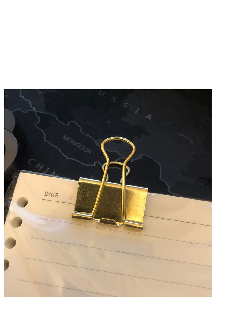 Terabyte 24-Piece Binder Clip 51mm Size GOLD - Image 2