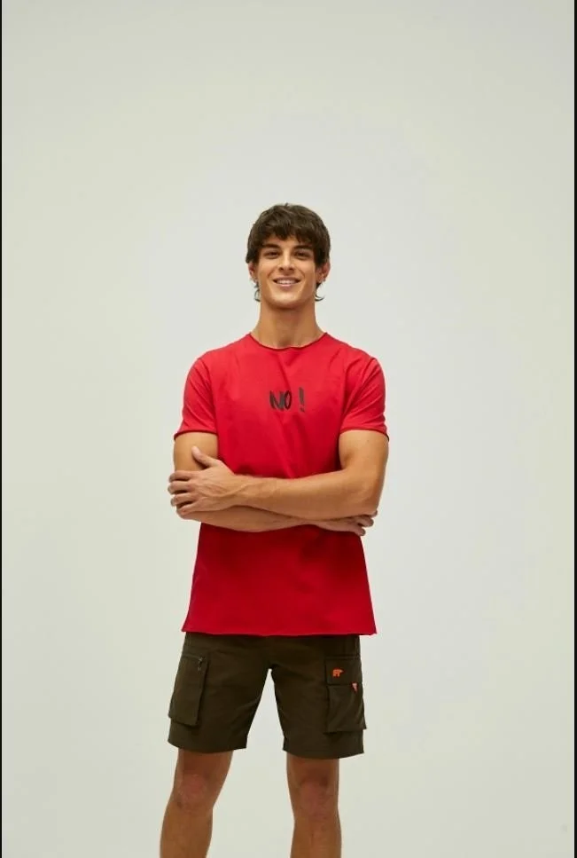 باد بير Men's No T-Shirt-Red 22.01.07.012 Xl - Red