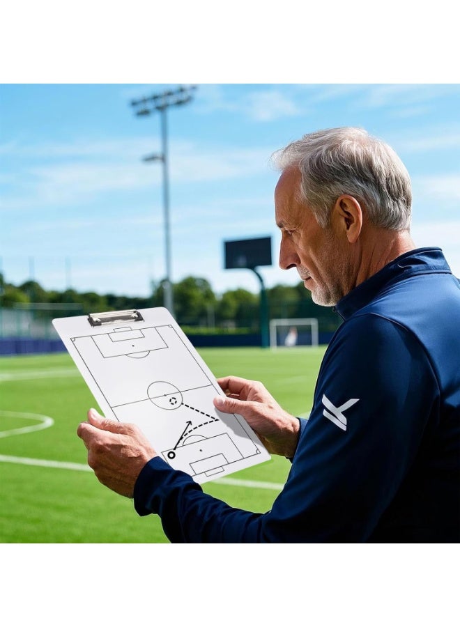 Bukela Whiteboard, Erasable Soccer Whiteboard, Double-Sided Whiteboard, Suitable For Soccer Training, Comes With Markers - Image 4