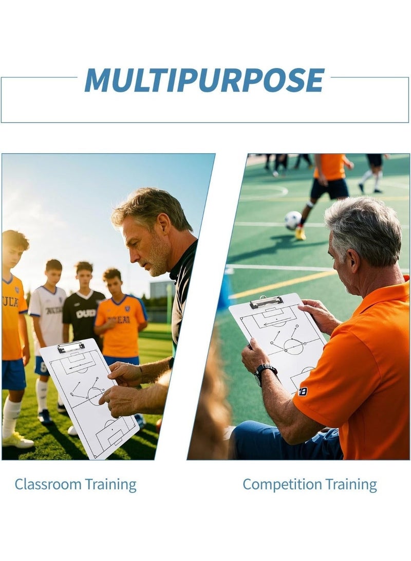 Bukela Whiteboard, Erasable Soccer Whiteboard, Double-Sided Whiteboard, Suitable For Soccer Training, Comes With Markers - Image 5