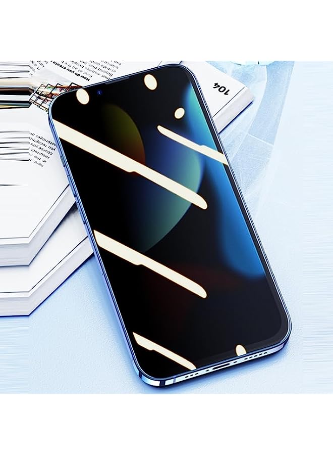 ROCK Tempered Glass Screen Protector Compatible For iPhone 13 Pro ROCK SPACE 0.33mm Full Screen 28 Degrees Anti-peeping Tempered Glass Film - Image 3