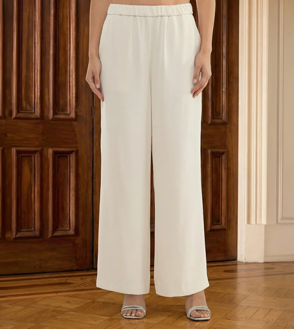 بي سي بي جي BCBG Basic Wide Leg Pants
