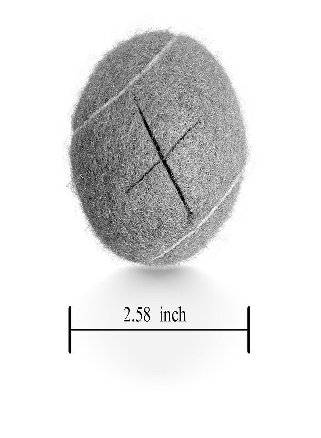 HiBallBall 8 Pack Precut Tennis Balls for Walkers, Heavy Duty Glide Balls for Walkers & Furniture Legs - Universal Floor Protectors, Long Lasting & Easy Installation (Grey) - Image 2