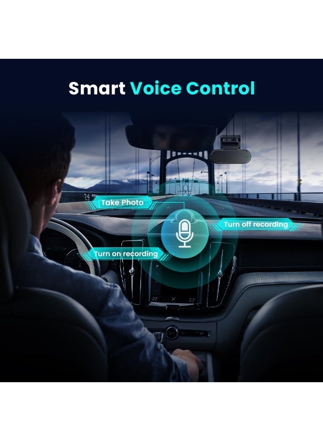 DDPAI 4K Dash Cam for Cars, Front and Rear 2160P+1080P Dashcam Built-in 32G eMMC ADAS 5G WiFi GPS with APP Control 24 Hours Parking Monitor, N5 Dual - Image 4