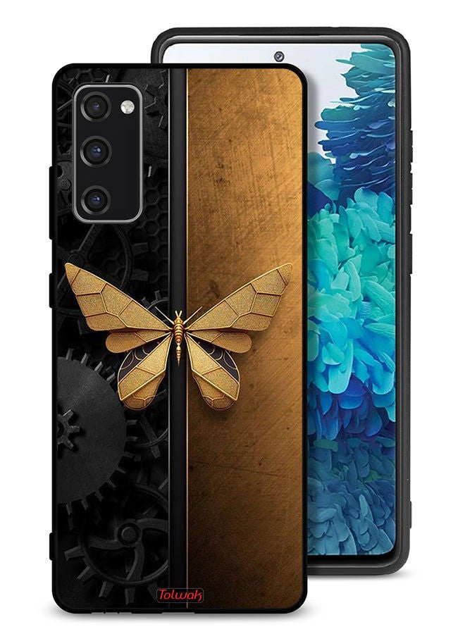 Tolwak Samsung Galaxy S20 FE 5G Protective Case Cover Steel Butterfly - Image 1