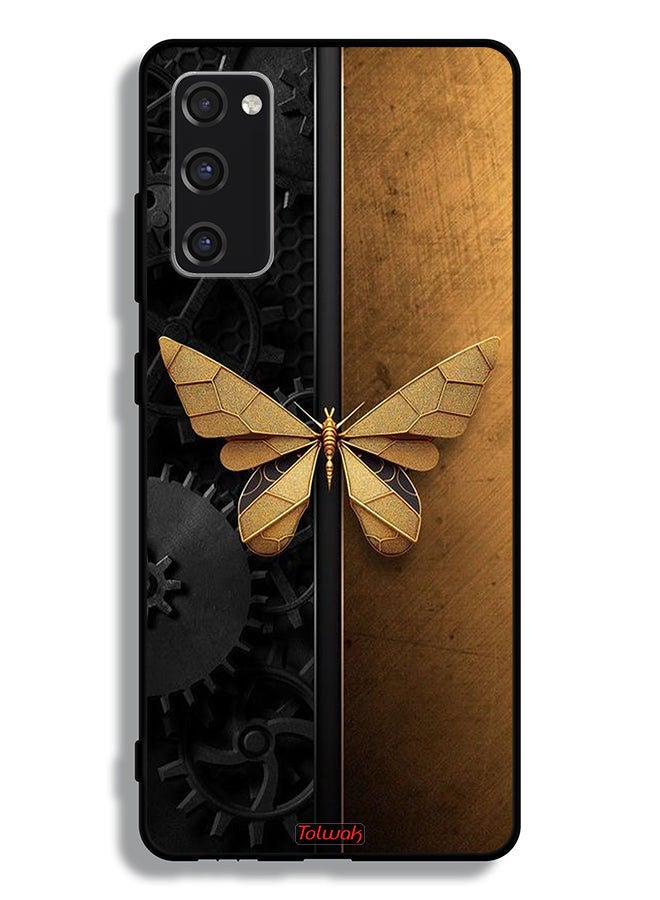 Tolwak Samsung Galaxy S20 FE 5G Protective Case Cover Steel Butterfly - Image 2