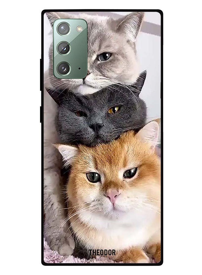 Theodor Protective Case Cover For Samsung Galaxy Note 20   Cats - Image 1