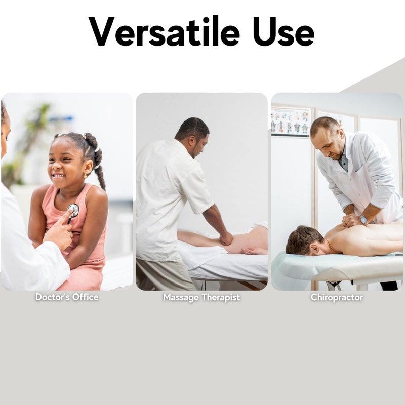 Vakly Headrest Exam Table Paper - 8''x225â€™ [2 Pack] Disposable White Smooth Medical Barrier Cover Roll â€“ 8 inch Paper Rolls for Spas, Daycares, Doctors, Chiropractors, Examination, Massage Tables - Image 4