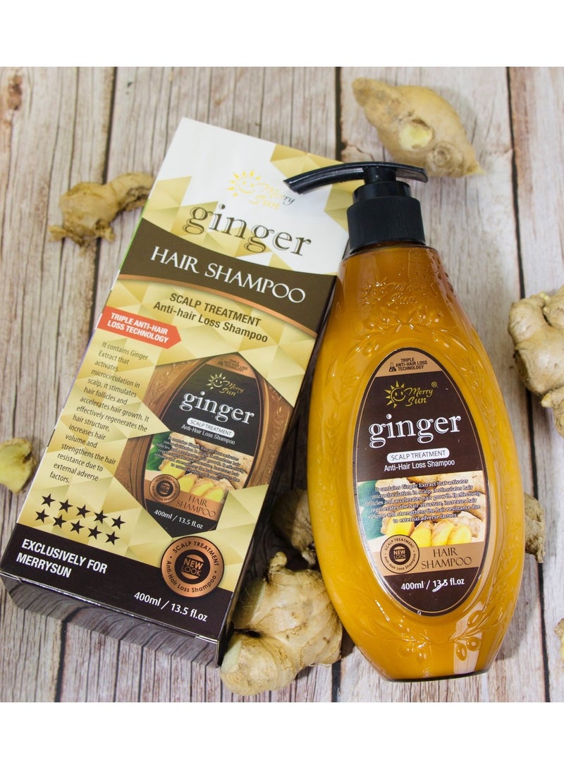 ميلاد سعيد شامبو ميري صن المضاد لتساقط الشعر بالزنجبيل - 400 مل - Image 3