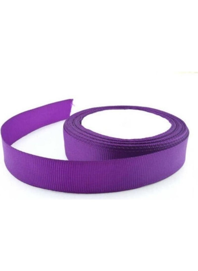 CICI Cute Purple Grosgrain Ribbon 1 cm 10 mt  - Image 1
