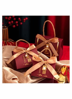 Y&D Chinese Wedding Candy Box, 20 Pcs Box Biscuit Gift Romantic Gift, Bride Supplies Baby Full Moon Knot With Ribbon  - Image 5