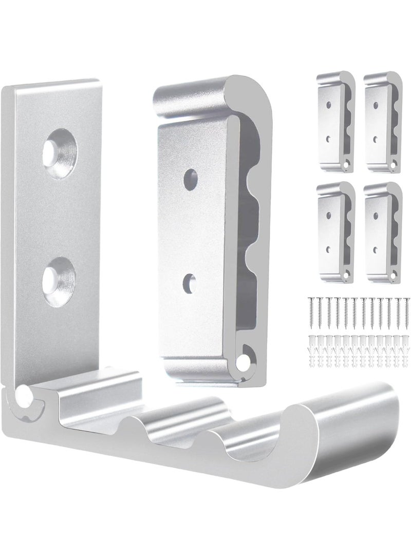 HOMESTAR 6 Pack Folding Wall Hooks, Heavy Duty Space-Saving Foldable Design Wall Mounted Multi-Purpose Hooks for Coats, Towels, Hats, Backpacks - Image 1